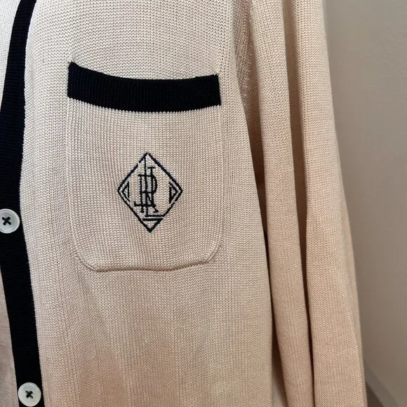 Ralph Lauren, Size Large 100% silk - Picture 3 of 4